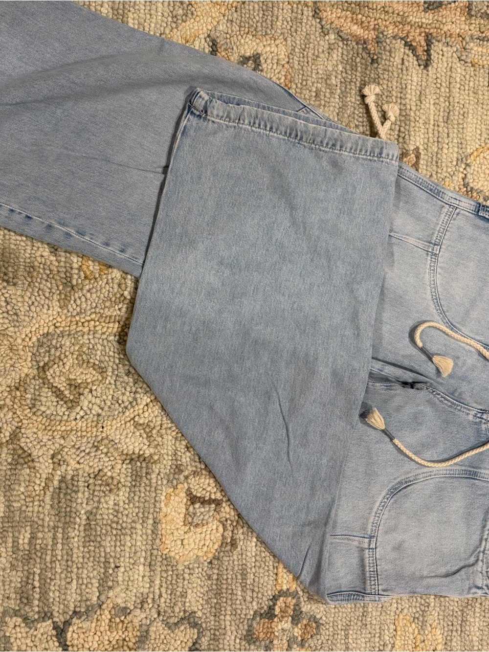 We The Free Light Blue Denim Jogger Jeans